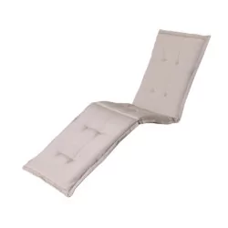 Coussin pour chaise longue PANAMA 65 x 200 cm - MADISON Série Classique - Blanc