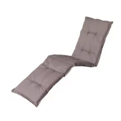 Coussin pour chaise longue PANAMA 65 x 200 cm - MADISON Série Classique - Taupe