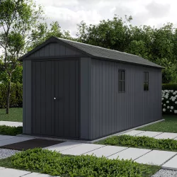 Abri de jardin NEWTON PLUS 7517 - 11.2m² - Gris
