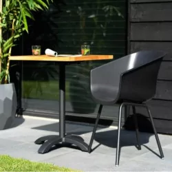 Lot de 2 chaises AMALIA Element Alu HARTMAN - Noir