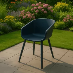 Lot de 2 chaises AMALIA Element Alu HARTMAN - Anthracite