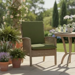 Coussin Canvas Eco+ dossier 49 x 97 cm - MADISON Série Stacking Stool - Vert