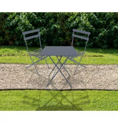 chaises grise pliantes BISTROT chaises grise pliantes BISTROT